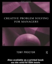 book Creative Problem Solving for Managers