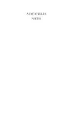 book Aristoteles: Werke in deutscher Übersetzung 05. Poetik