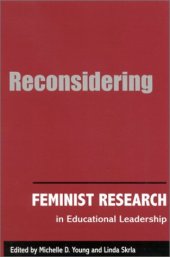 book Reconsidering Feminist Research in Educational Leadership