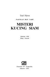 book Pasukan Mau Tahu : Misteri Kucing Siam