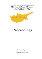 book Modern Group Analysis, Proceedings 10th International Conference, Larnaca, Cyprus, October 24-31, 2004