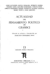 book Actualidad del pensamiento politico de Gramsci