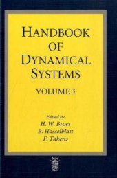 book Handbook of Dynamical Systems, Volume 3