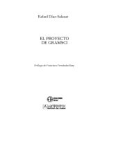 book El proyecto de Gramsci (Pensamiento critico, pensamiento utopico)