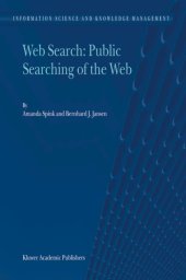 book Web search: Public searching of the Web