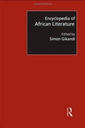 book Encyclopedia of African Literature