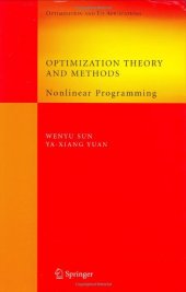 book Optimization Theory and Methods: Nonlinear Programming