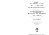 book Paulys Realencyclopädie der classischen Altertumswissenschaft: neue Bearbeitung, Bd.8 : Achaios - Valerius: Supplementband VIII