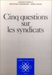 book Cinq questions sur les syndicats