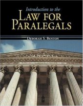 book Introduction to the Law for Paralegals