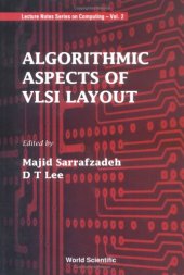 book Algorithmic Aspects of VlLSI Layout