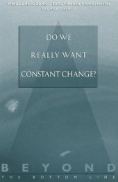 book Beyond the Bottom Line 2: Do We Really Want Constant Change?