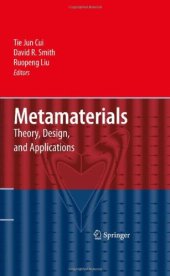 book Metamaterials: Theory, Design, and Applications