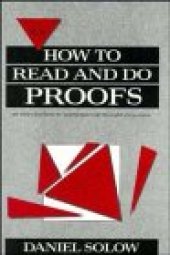 book How to Read and Do Proofs: An Introduction to Mathematical Thought Processes