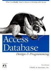 book Access Database Design & Programming: What You Really Need to Know to Develop with Access (Nutshell Handbooks)