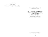 book La Estructura Ausente: Introducción a la Semiótica