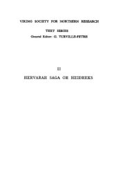 book Hervarar Saga Ok Heidreks