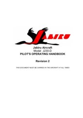 book Jabiru Aircraft Model J230-D. Pilot's Operating Handbook