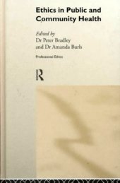 book Ethics in Public And Community Health (Professional Ethics)