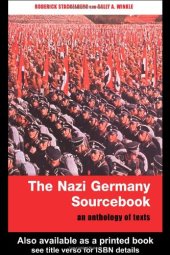 book The Nazi Germany Sourcebook: An Anthology of Texts