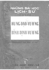 book Những Bài Học Lịch Sử - Hưng Đạo Vương - Bình Định Vương