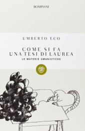 book Come si fa una tesi di laurea. Le materie umanistiche