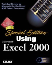 book Special Edition Using Microsoft Excel 2000