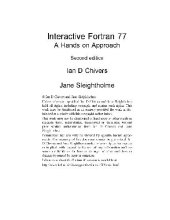 book Interactive Fortran 77: A Hands-On Approach 