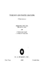 book Theory of Finite Groups