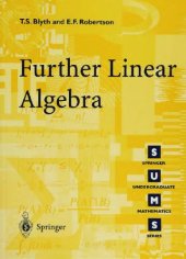 book Further Linear Algebra