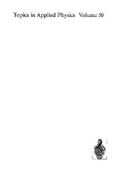 book Light Scattering in Solids II: Basic Concept and Instrumentation