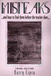 book Misteaks. . . and how to find them before the teacher does. . .: A Calculus Supplement, 3rd Edition 