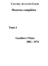 book Œuvres complètes