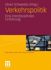 book Verkehrspolitik: Eine interdisziplinäre Einführung