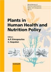 book Plants in Human Health and Nutrition Policy (World Review of Nutrition and Dietetics) (v. 91)