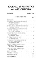 book The Journal of Aesthetics and Art Criticism, Vol. 3, No. 11-12 (1945)