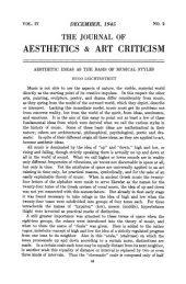 book The Journal of Aesthetics and Art Criticism, Vol. 4, No. 2 (Dec., 1945),