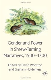 book Gender and Power in Shrew-Taming Narratives, 1500-1700