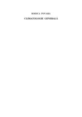 book Climatologie Generală