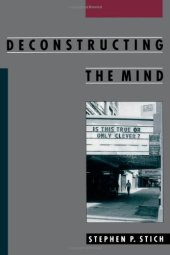 book Deconstructing the Mind