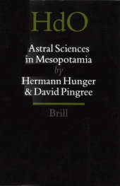 book Astral Sciences in Mesopotamia (Handbook of Oriental Studies)