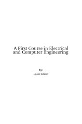 book A First Course in Electrical and Computer Engineering