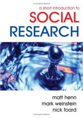 book A Short Introduction to Social Research