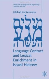 book Language Contact and Lexical Enrichment in Israeli Hebrew (Palgrave Studies in Language History and Language Change)