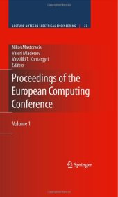 book Proceedings of the European Computing Conference: Volume 1