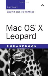 book Mac OS X Leopard Phrasebook