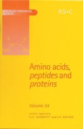 book Amino Acids, Peptides and Proteins (SPR Amino Acids, Peptides, and Proteins (RSC))