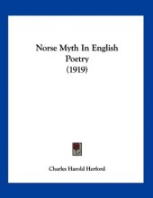 book Norse Myth In English Poetry (1919)