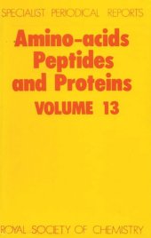 book Amino Acids, Peptides and Proteins (SPR Amino Acids, Peptides, and Proteins (RSC)) (Vol 13)