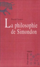 book La philosophie de Simondon